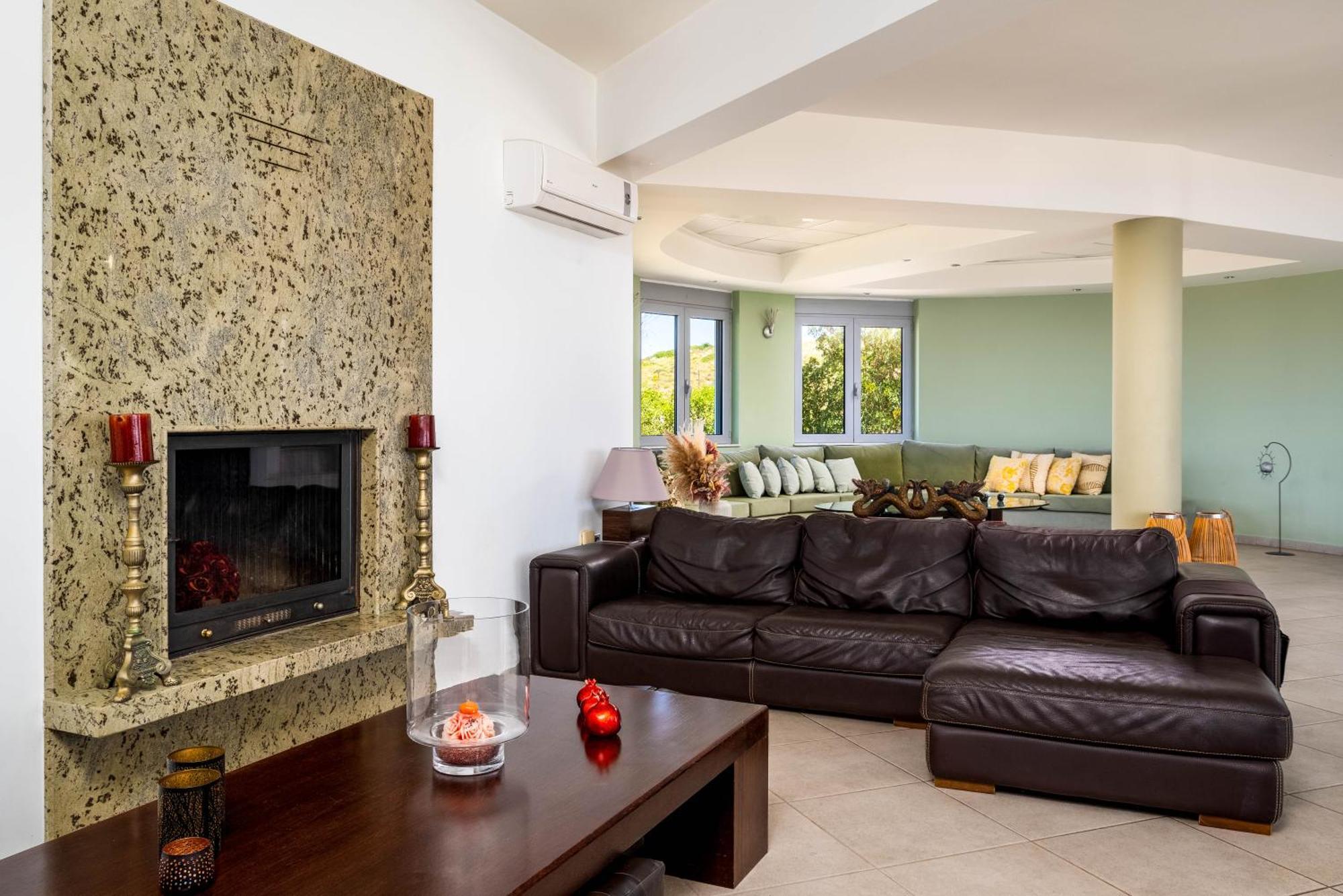 Kallithéa Villa Zafira - Seaview Manor With Heated Pool מראה חיצוני תמונה