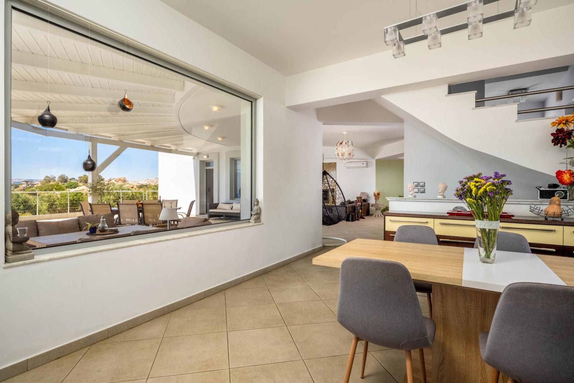 Kallithéa Villa Zafira - Seaview Manor With Heated Pool מראה חיצוני תמונה