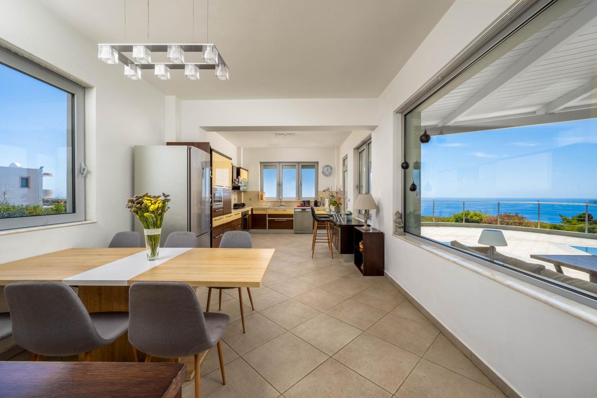 Kallithéa Villa Zafira - Seaview Manor With Heated Pool מראה חיצוני תמונה