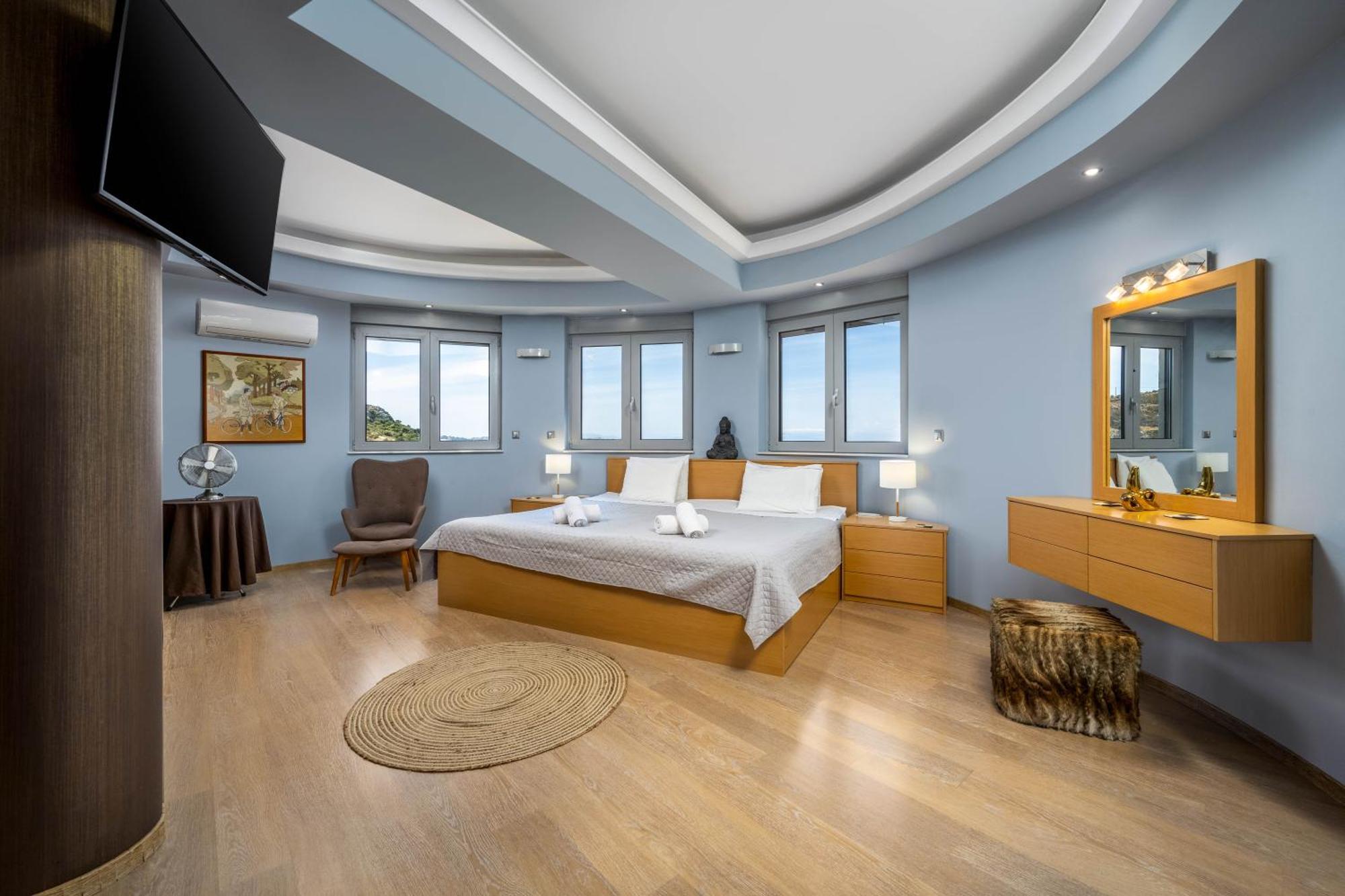 Kallithéa Villa Zafira - Seaview Manor With Heated Pool מראה חיצוני תמונה
