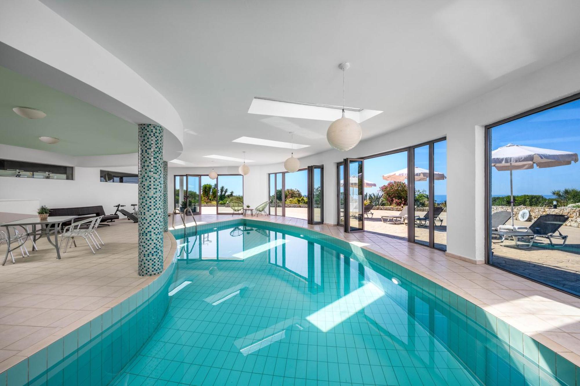 Kallithéa Villa Zafira - Seaview Manor With Heated Pool מראה חיצוני תמונה