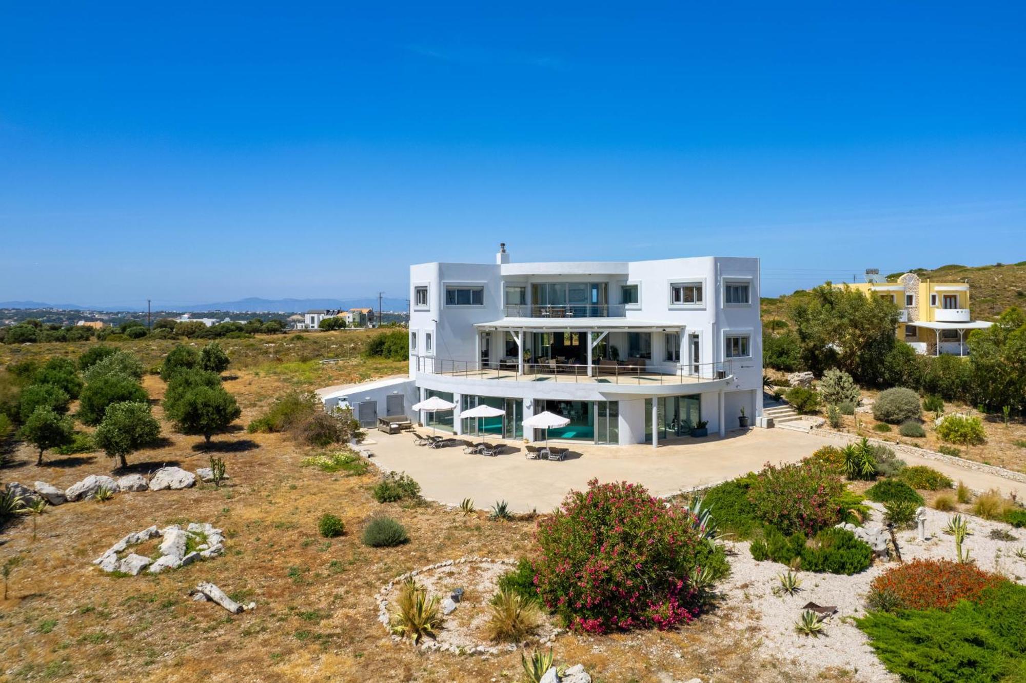 Kallithéa Villa Zafira - Seaview Manor With Heated Pool מראה חיצוני תמונה